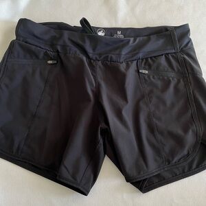 Women's Belcorva Black Athletic Shorts
